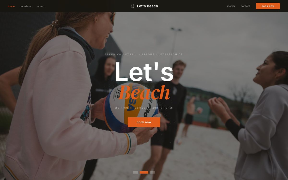 Web letsbeach.cz
